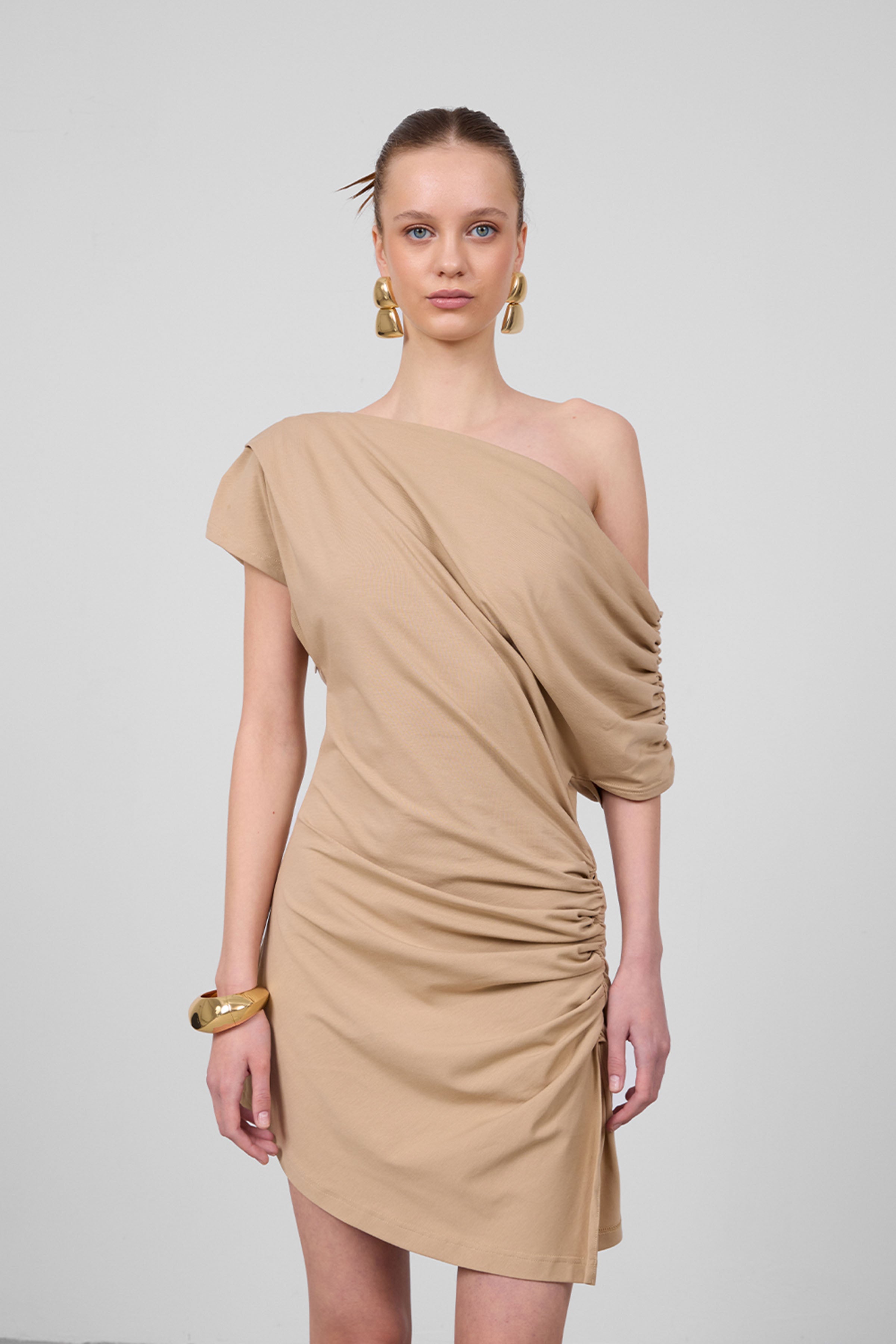 FADE DRESS BEİGE